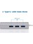 Type C Ethernet 1000MBPS - 1 Gigabit RJ45 Adaptör ve 3 USB Bağlantı Noktası 3.0 Data Hub MacBook Air/pro iMac Acer Lenovo Asus Hp Samsung Huawei ile Uyumlu - Gümüş 5