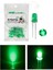 Yeşil Mantar LED Diyot Lamba 150 Li 1 Paket Yeşil 4.8 mm Mini Mantar LED Lamba Deney Bilim Proje Arduino Işığı 1