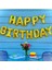 Gitti Happy Birthday Harf 13 Parça Gold Altın Renk Folyo Balon Seti 1