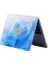 Macbook Air Kılıf M2-M3-M4 Çip Uyumlu Sert Koruyucu Kapak Kılıf Lazer Uv Baskılı Touchıd 13INÇ Air Model A2681 A3113 A3240 ile Uyumlu Açık Mavi 4