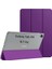 Galaxy Tab A9 8.7inç X110 X113 X115 X117 ile Uyumlu Kılıf Pu Deri Smart Standlı Case Mor 1