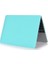 MacBook Air 13 Kılıf – A1369 A1466 2009-2017 Uyumlu, Mat Sert Hard Shell Kapak, Çizilme ve Darbe Koruması Turkuaz 4