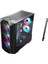 Orkinos Mesh Panel Dikey Ekran Kartı Takılabilen 4 Full Rgb Fanlı Atx Bilgisayar Kasası 3