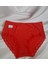Kırmızı Yüksek Bel Büyük Beden Kenarları Dantelli %100 Pamuk Tutku Kadın Bato Külot 1