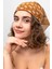 Kahverengi Beyaz Paisley Desenli Bandana 5