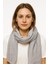 Düz Açık Gri Şal - Yumuşak Dokulu Mevsimlik Şal 1