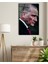 Atatürk Yüz Portresi Cam Tablo 4