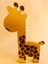 Sarı Kahverengi Ahşap Zürafa Oyuncak, Doğal ve Sevimli Çocuk Oyuncağı. 2