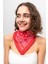 Kırmızı Beyaz Paisley Desenli Bandana 1