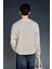 Erkek Oversize Limıted Yazılı Triko Kazak Taş Rengi 4