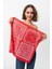 Kırmızı Beyaz Patchwork Paisley Desenli Bandana 6