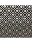 Lüks Duck Keten Kumaş , Duck Bezi (100X180) Siyah-Beyaz Geometrik Desenli (Yüksek Kontrast) 4