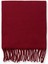 Kadın Bordo Püsküllü Soft Dokulu Klasik Şal 3