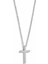 Çelik Haç Kolye Gümüş Rengi Minimalist Kararmaz Takı 1