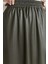 Bel Lastikli Cepli Deri Tesettür Etek P-00019336 4