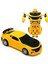 Beyaz Robot Olan Araba Bumblebee, Eğlenceli ve Hareketli Oyuncak Araba 1