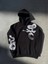 Uzun Kol Kapşonlu Baskılı Sweatshirt 1