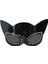 Siyah Renk Siyah Camlı Kedi Şekilli Parti Gözlüğü 3