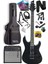 GRX-300-50-AMP Profesyonel Elektro Gitar Seti 50 Watt Gainli Şarjlı Bluetooth'lu Amfi ve Full Set 1
