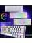 Trol Red Switch Mini Rgb Oyun Klavyesi Gaming Mekanik 62 Tuşlu 18 Rgb LED USB Tip-C Kablosu Beyaz 4