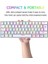 Trol Red Switch Mini Rgb Oyun Klavyesi Gaming Mekanik 62 Tuşlu 18 Rgb LED USB Tip-C Kablosu Beyaz 5