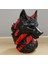 Özel Tasarım Kurt Heykeli - 3D Baskı Sanatı (10 Cm) 1