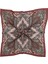 Kadın Kırmızı Siyah Desenli Şal – Paisley & Floral Modern Tasarım 2