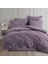 Wellsoft Jakarlı Çift Kişilik Uyku Seti Babil V5 Lila 2