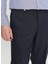 Lastikli Bel Duble Paça Slim Fit Lacivert Erkek Pantolon ACE001261487_LAC 4