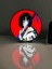 Samurai Tarzı Anime LED Lamba – Modern Masaüstü Dekor ve Gece Işığı 1