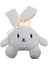 Nrtmsa Beeztees Yavru Köpek Oyuncağı, Tavşan, Peluş, Gri, 15X9X4CM 1