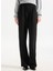 Yüksek Bel Loose Fit Siyah Kadın Pantolon PBF5WL-PNT9526 2