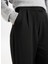 Yüksek Bel Loose Fit Siyah Kadın Pantolon PBF5WL-PNT9526 4