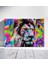 Renkli Kral Aslan Pop Art Kanvas Tablo 1