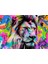 Renkli Kral Aslan Pop Art Kanvas Tablo 2