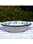 Inci Emaye Kase, Çukur Tabak, Çorba Kasesi, Yemek Tabağı 20 cm (Mavi-Gül Motifli) 1