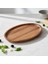 Akasya Ağacı Oval Sunum Tabağı (28X18 Cm) | Yükseltilmiş Kenarlı Doğal Ahşap Servis Tepsisi | Kahve, Peynir ve Atıştırmalık Sunumları Için 1