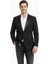 Erkek Siyah Taş Detaylı Saten Yaka Blazer Ceket – Özel Tasarım Şık Damatlık & Gece Kombini 6