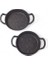 2&apos;li Granit Alüminyum Döküm Sahan Seti | Yapışmaz Yumurta & Kızartma Tavası | Granit Omlet Tavası (18CM + 20CM) | Eşit Isı Dağılımı ve Dayanıklı 3