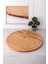 Bambu 30 cm Yuvarlak Pasta Pizza Bambu Servis Sunum Tabağı Kahvaltılık 2
