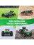 2.4 Ghz Uzaktan Kumandalı Şarjlı LED Işıklı Atan 20 Km Hız Yapan Off Road Araba (Yeşil) 2