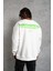 Erkek Oversize Sweatshirt – Beyaz Renk Ön ve Sırt Baskılı, Üç Iplik Içi Pamuklu Kumaş, 3
