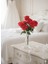 1 Adet 10 Dallı Kırmızı Zerafet Gülü Ev Vazo Dekor 1