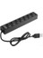 7 Port USB Çoklayıcı Hub Anahtarlı Aç/kapa Düğmeli Işıklı USB Çoğaltıcı Tak Çalıştır 1