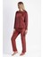 60222 Kahverengi Kadife Pijama Takımı 2