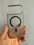 iPhone 17 Pro Max Magsafe Şeffaf Turuncu Mika Kılıf Kamera 1