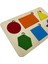 Renkli Keçe Kaplı Ahşap Şekiller Puzzle, Eğitici Bulmaca, Öğrenme ve Oyun Keyfi 5
