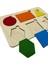 Renkli Keçe Kaplı Ahşap Şekiller Puzzle, Eğitici Bulmaca, Öğrenme ve Oyun Keyfi 6