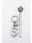Incili Deniz Kabuklu Gümüş Renkli Metal Ş Harfi Anahtarlık / Hediyelik Çanta Süsü 4
