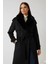 Ella Kadın Siyah Yün Karışımlı Kaban 5BGL027125A-JBLK 2